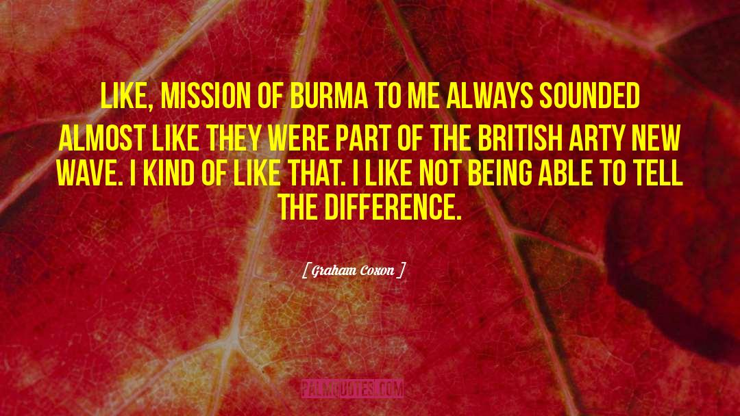 Burma quotes by Graham Coxon