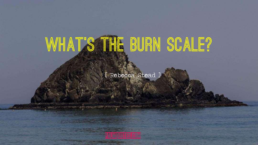 Burn Scar quotes by Rebecca Stead