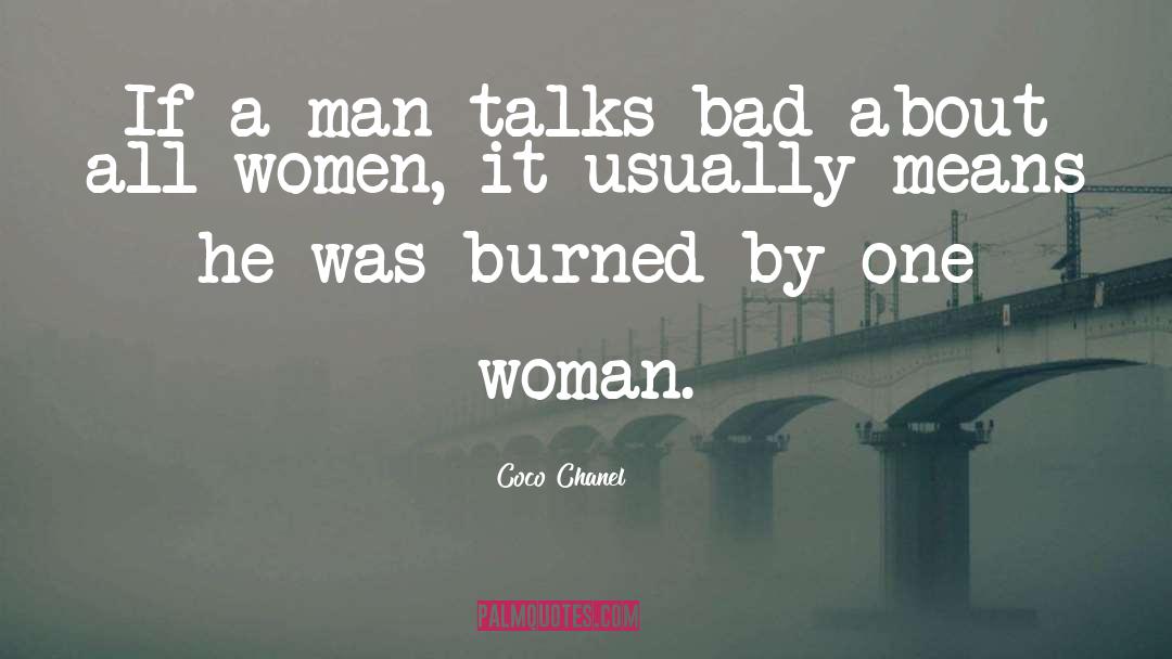 Burned quotes by Coco Chanel