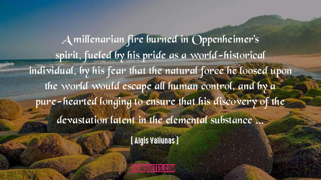 Burned quotes by Algis Valiunas