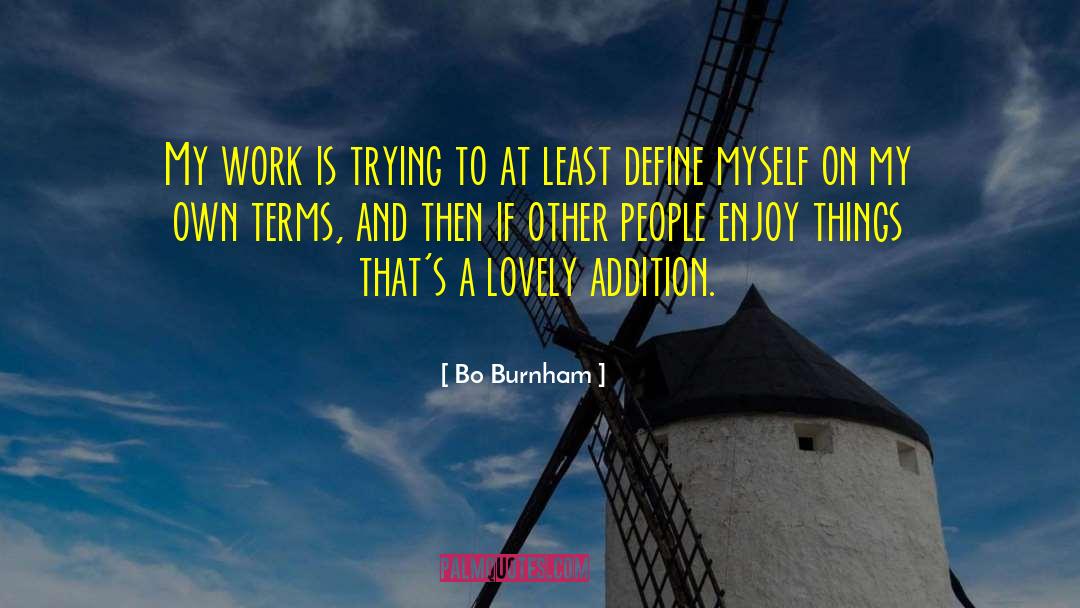 Burnham quotes by Bo Burnham