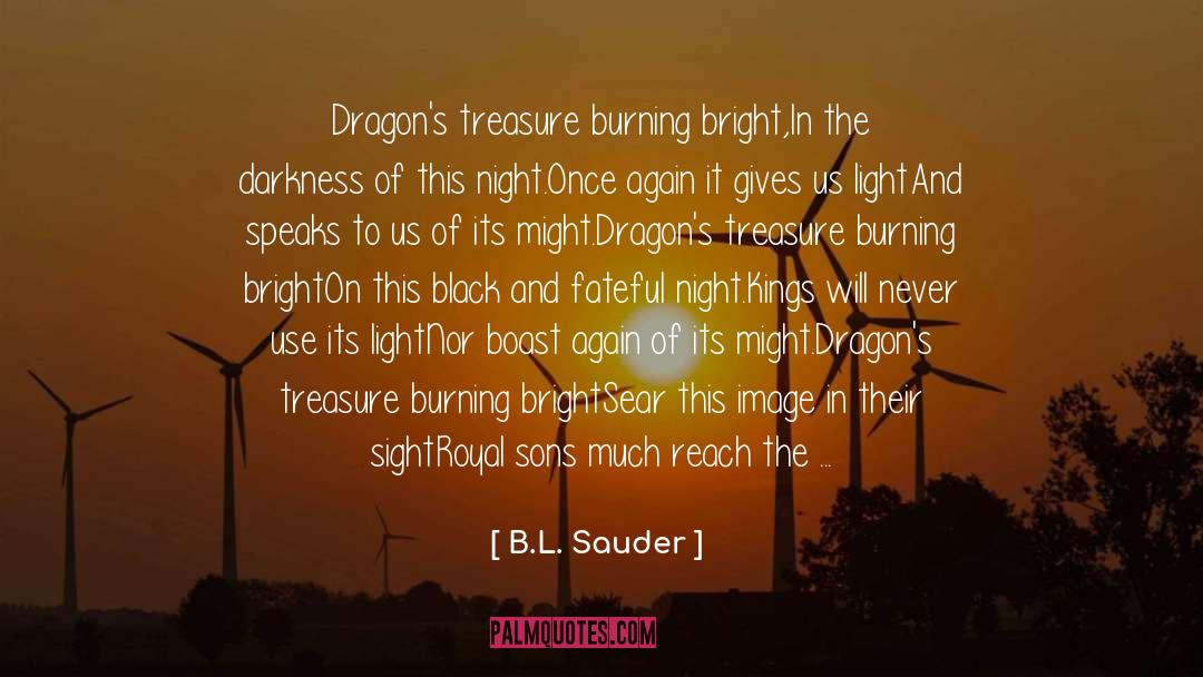 Burning Bright quotes by B.L. Sauder