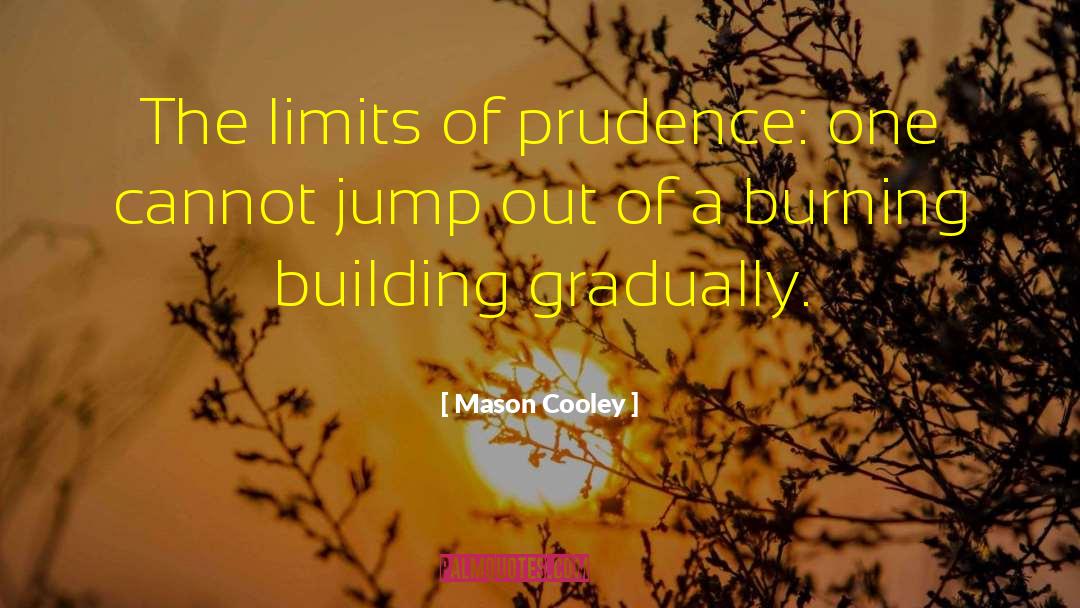Burning Buildings quotes by Mason Cooley