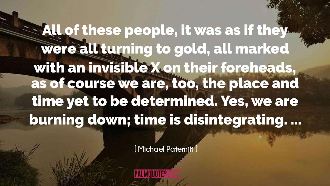 Burning Down quotes by Michael Paterniti