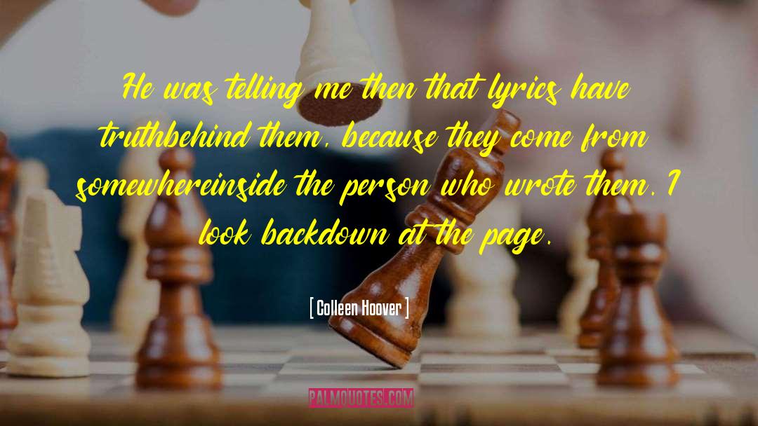 Burning Down quotes by Colleen Hoover