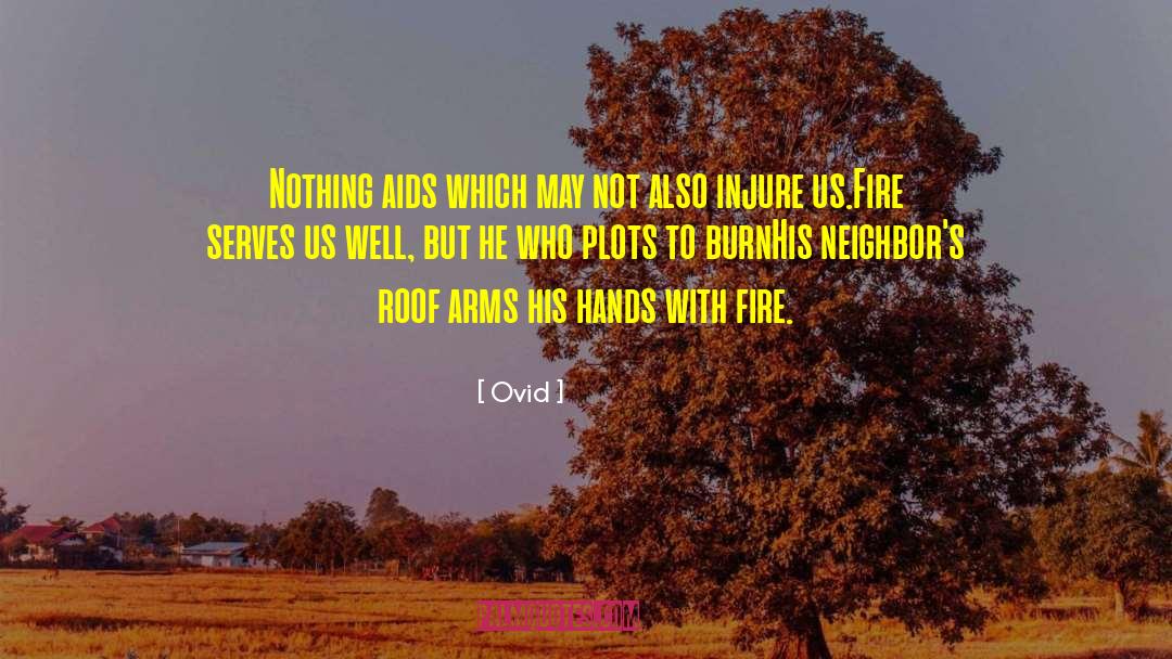 Burning Fire quotes by Ovid