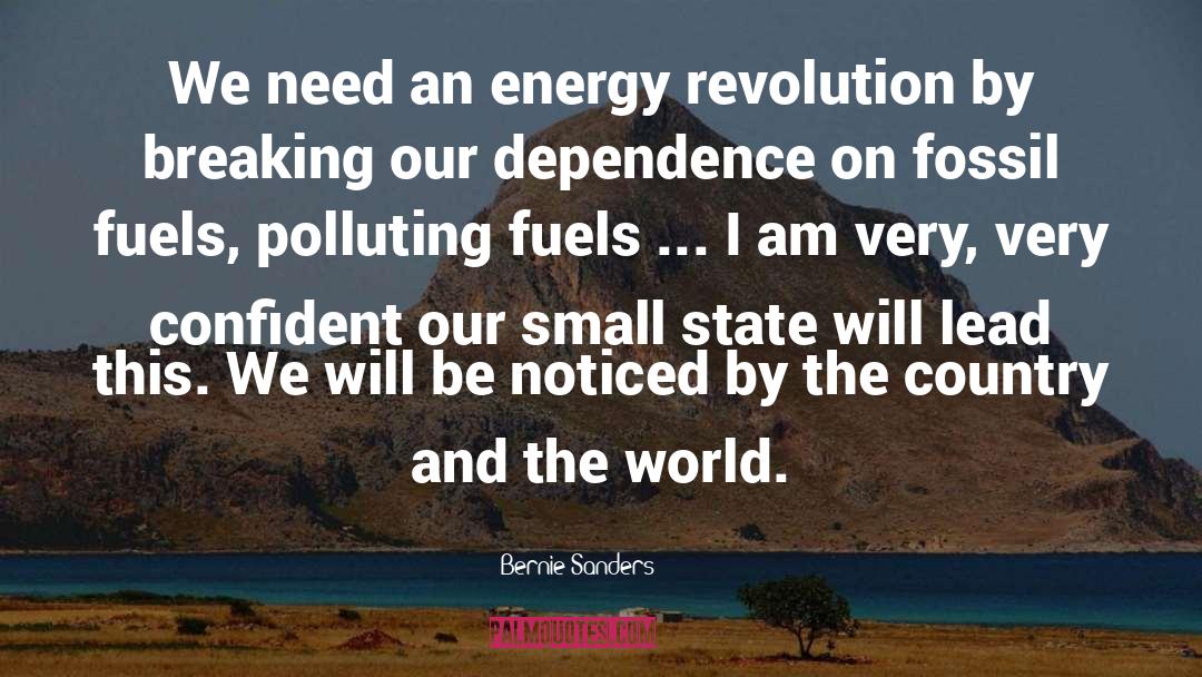 Burning Fossil Fuels quotes by Bernie Sanders