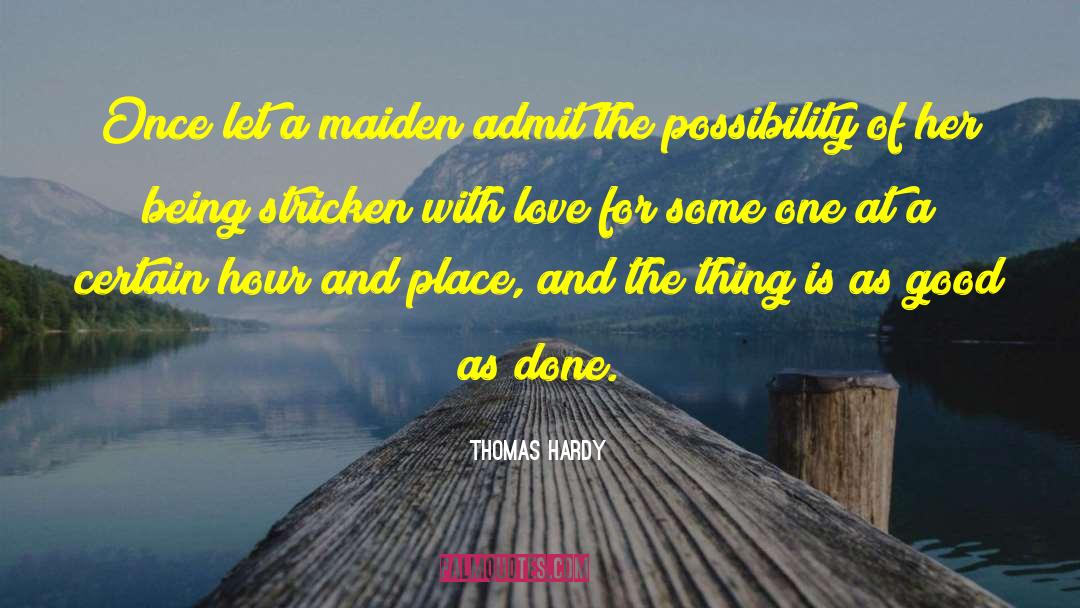 Burning Love quotes by Thomas Hardy
