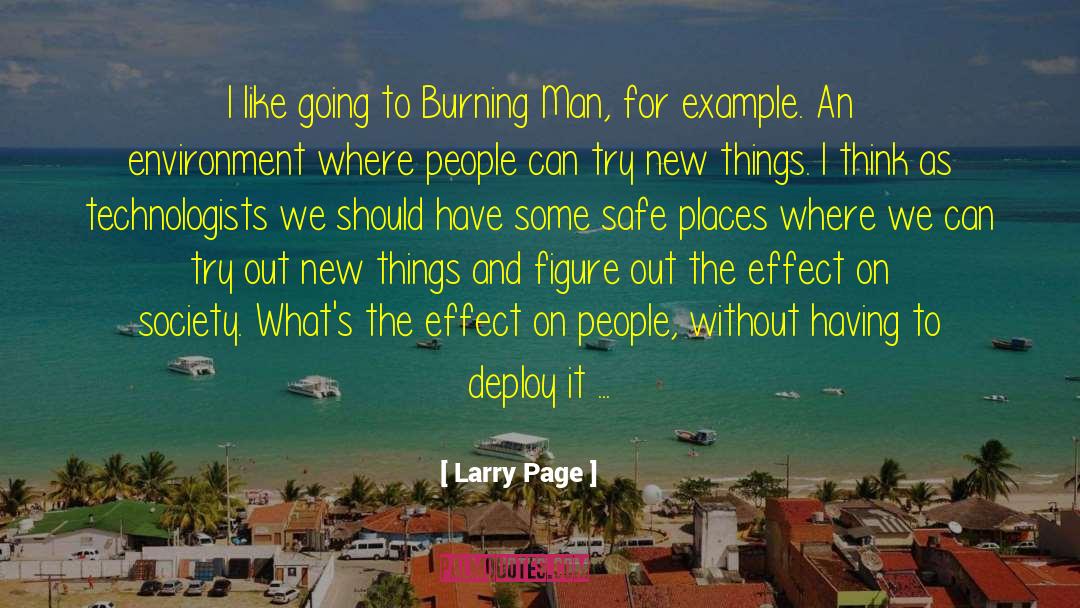 Burning Man quotes by Larry Page