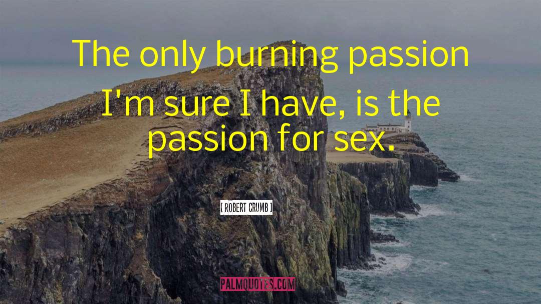 Burning Passion quotes by Robert Crumb