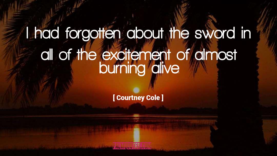 Burning quotes by Courtney Cole