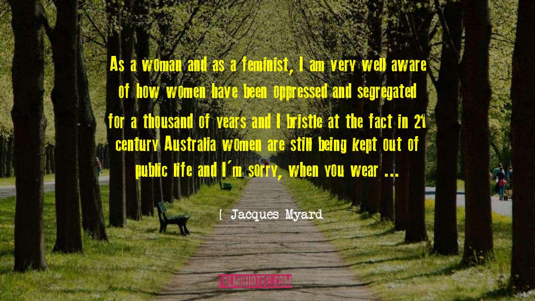 Burqa quotes by Jacques Myard