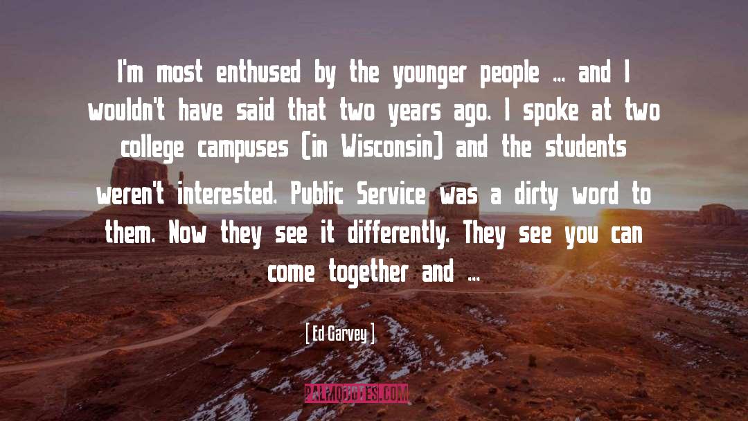 Burren College quotes by Ed Garvey