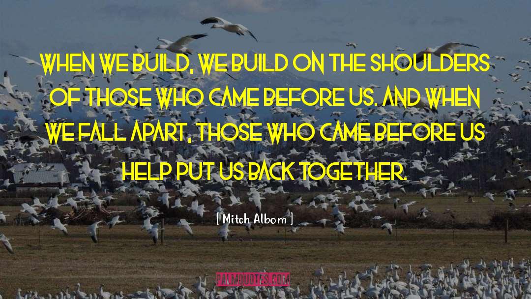 Burried Together quotes by Mitch Albom