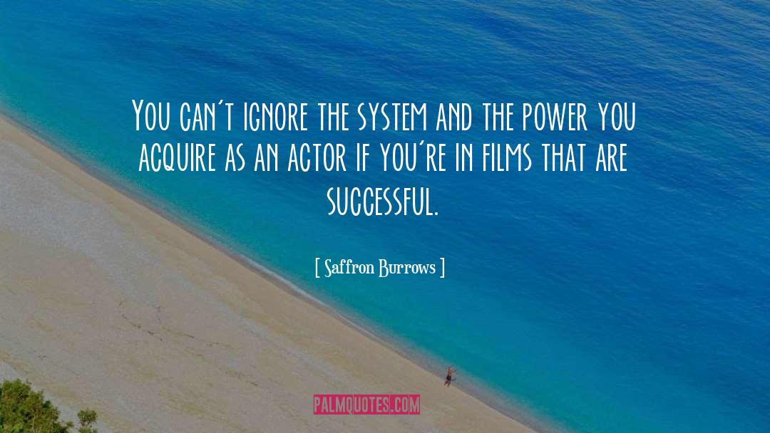 Burrows quotes by Saffron Burrows