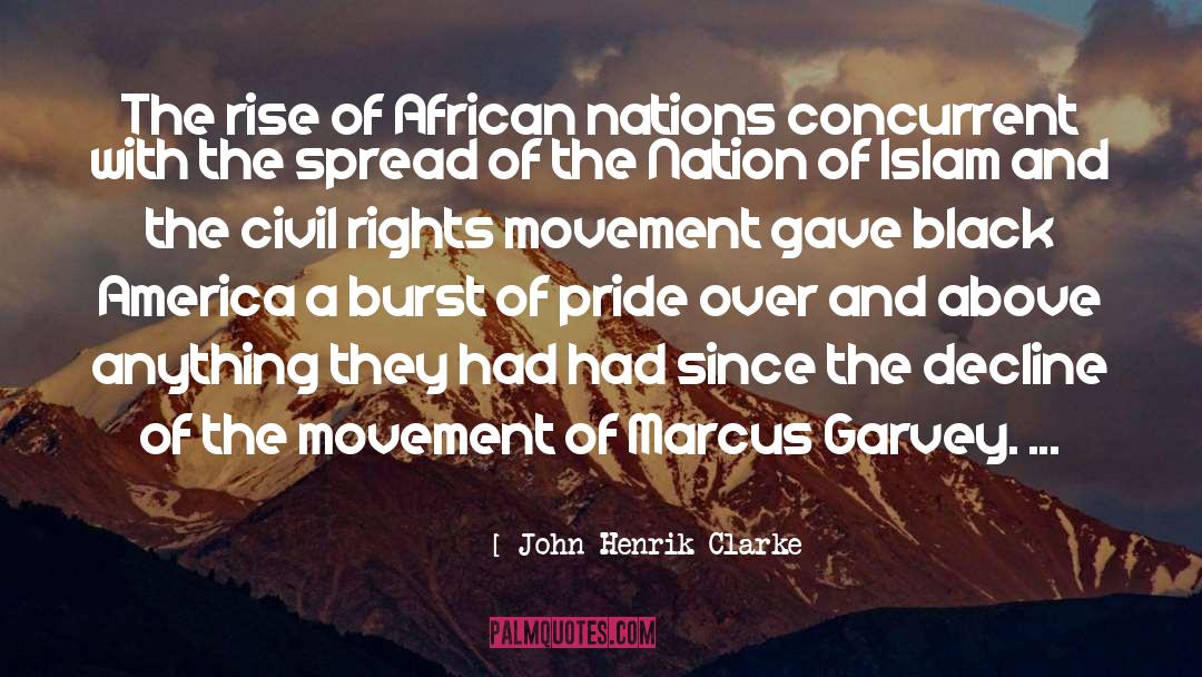 Burst quotes by John Henrik Clarke