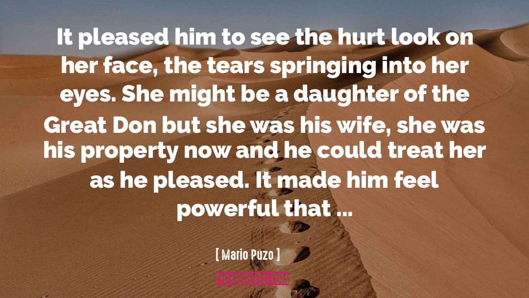 Bursting Into Tears quotes by Mario Puzo