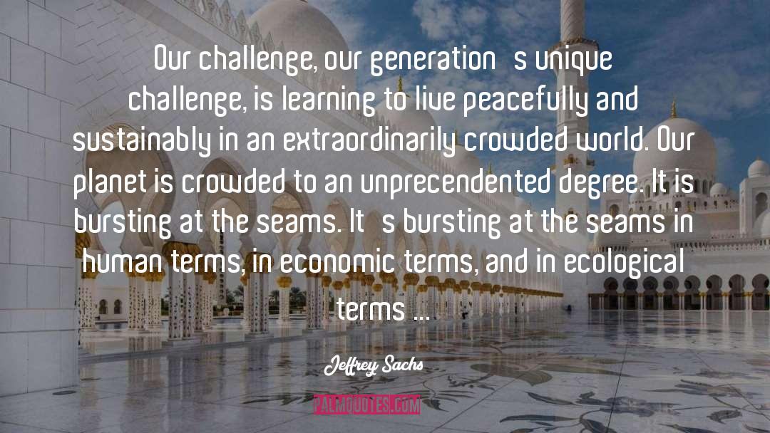 Bursting Out quotes by Jeffrey Sachs