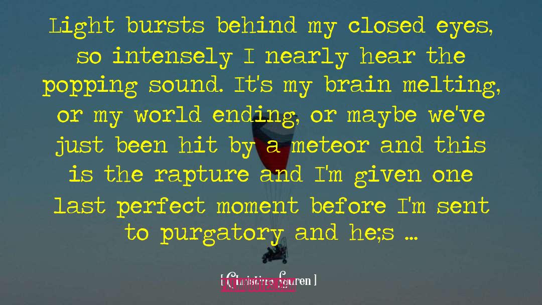 Bursts quotes by Christina Lauren