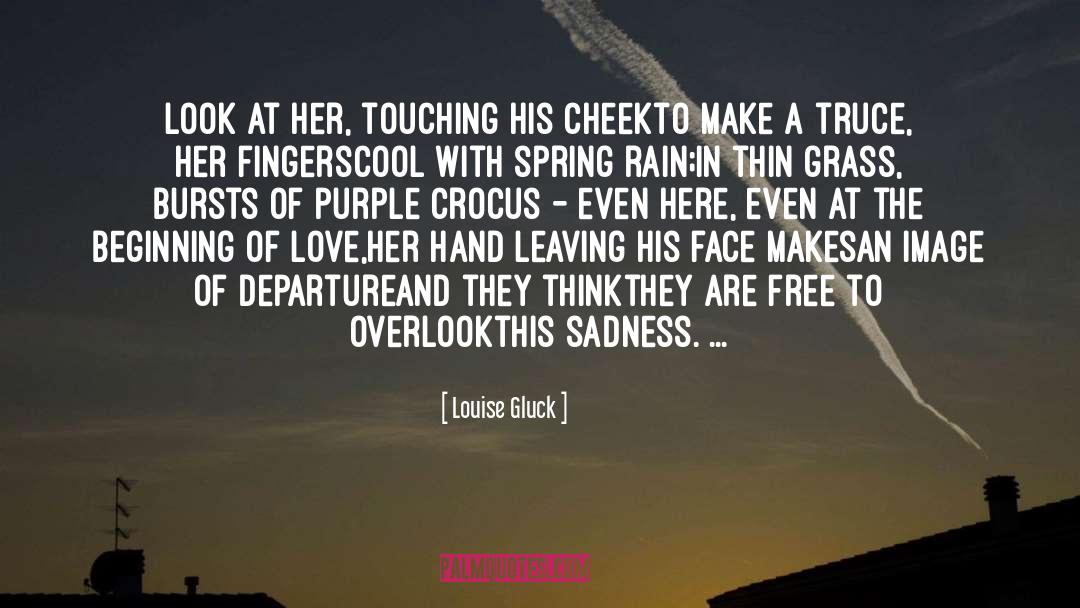 Bursts quotes by Louise Gluck