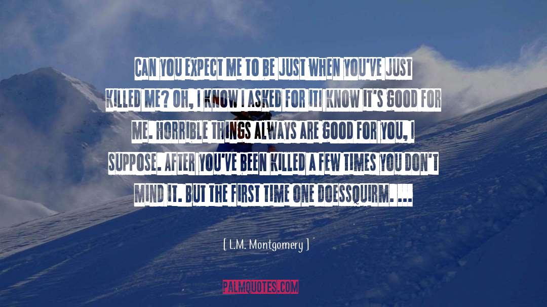 Bury quotes by L.M. Montgomery