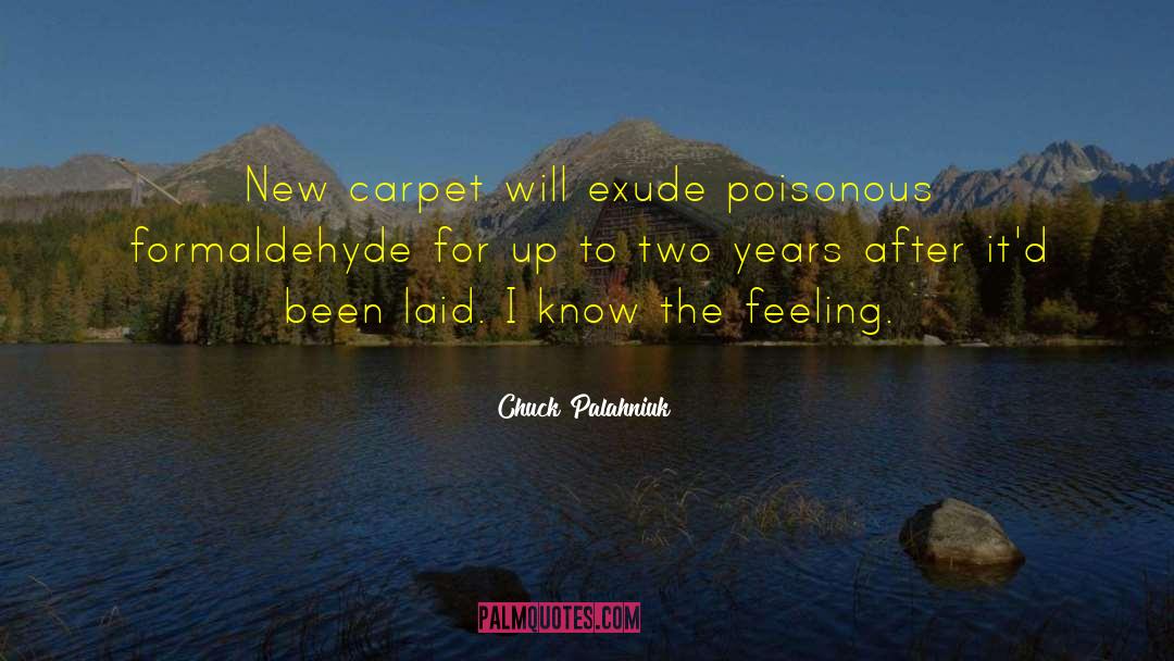 Burying Feelings quotes by Chuck Palahniuk