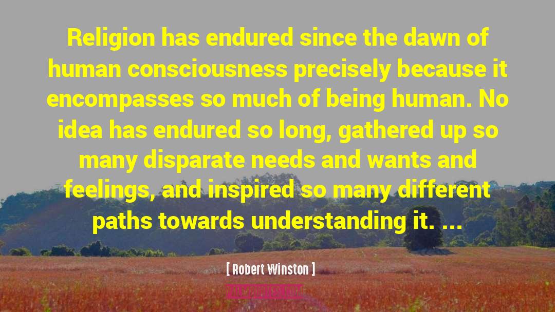 Burying Feelings quotes by Robert Winston
