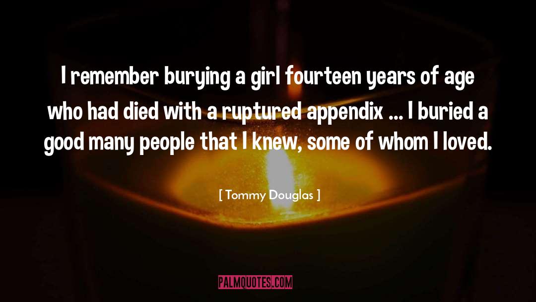 Burying quotes by Tommy Douglas