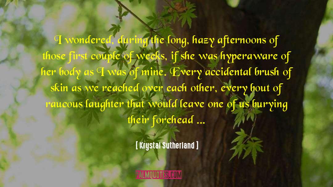 Burying quotes by Krystal Sutherland