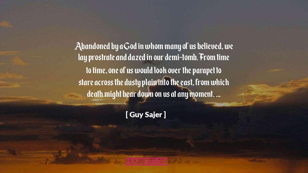 Burying quotes by Guy Sajer