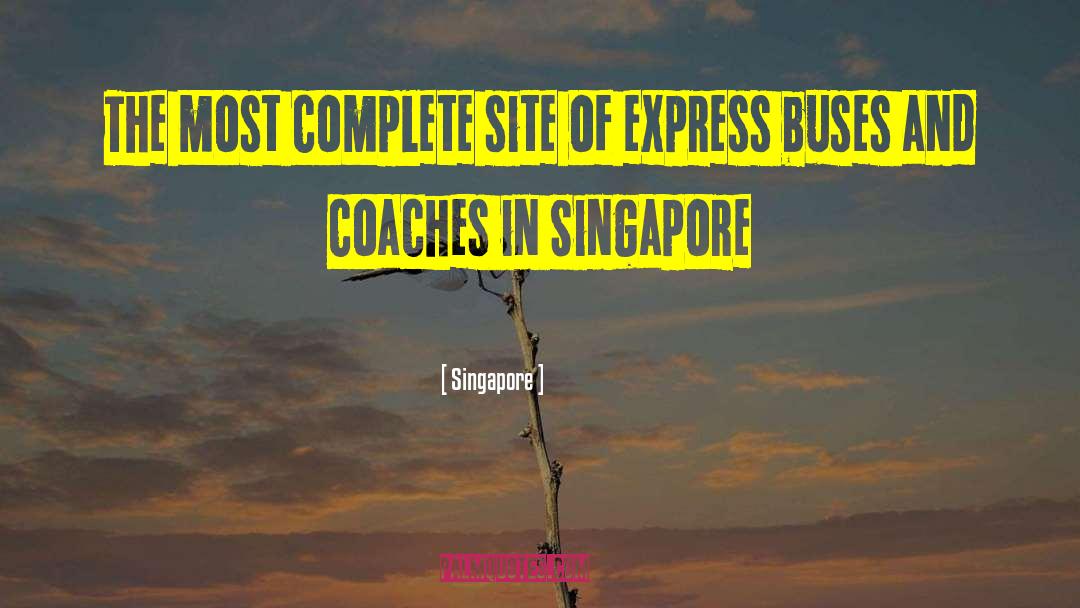 Buses quotes by Singapore