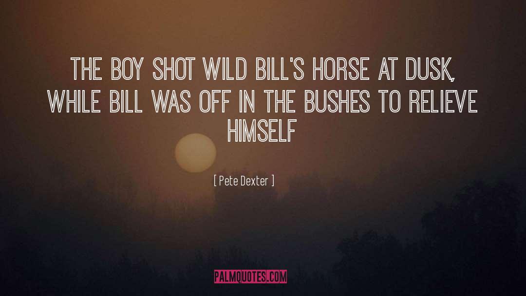 Bushes quotes by Pete Dexter