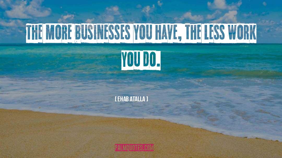 Business Advice quotes by Ehab Atalla