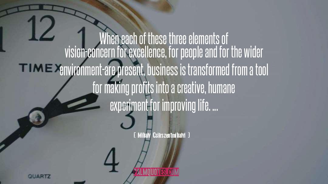 Business And Profits quotes by Mihaly Csikszentmihalyi
