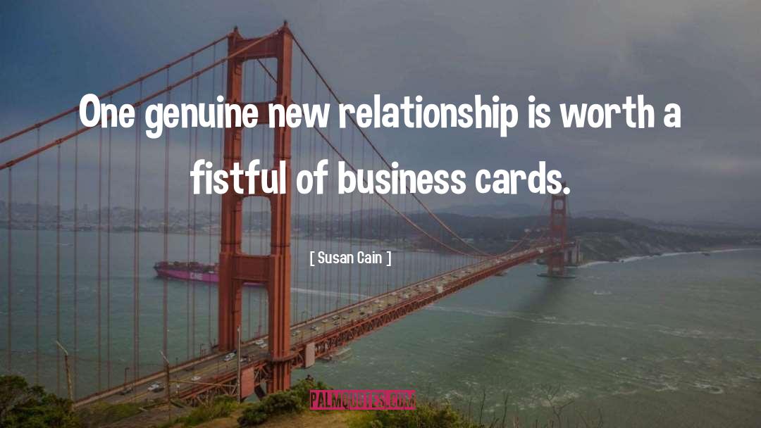 Business Card quotes by Susan Cain