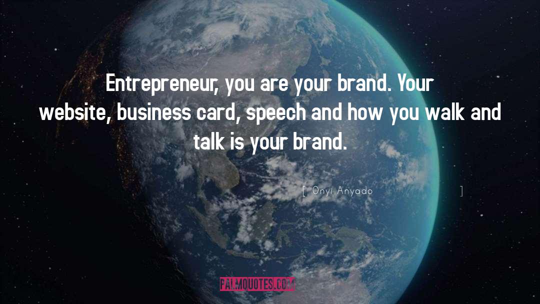 Business Card quotes by Onyi Anyado