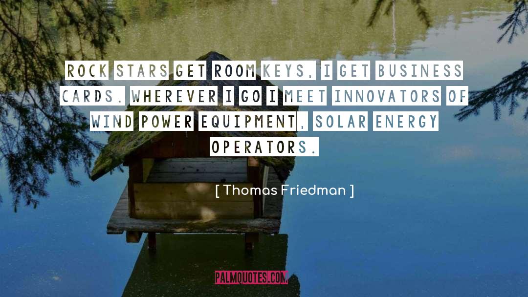 Business Card quotes by Thomas Friedman
