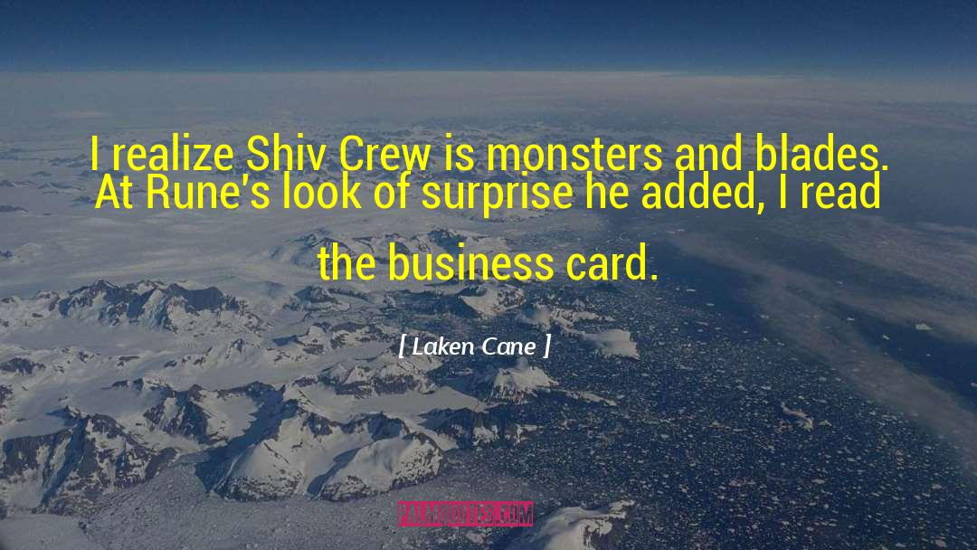 Business Card quotes by Laken Cane
