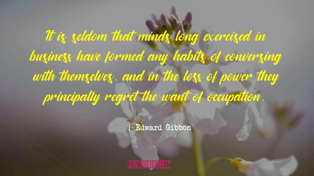 Business Cards quotes by Edward Gibbon