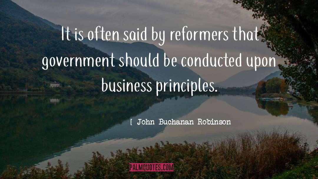 Business Coach quotes by John Buchanan Robinson