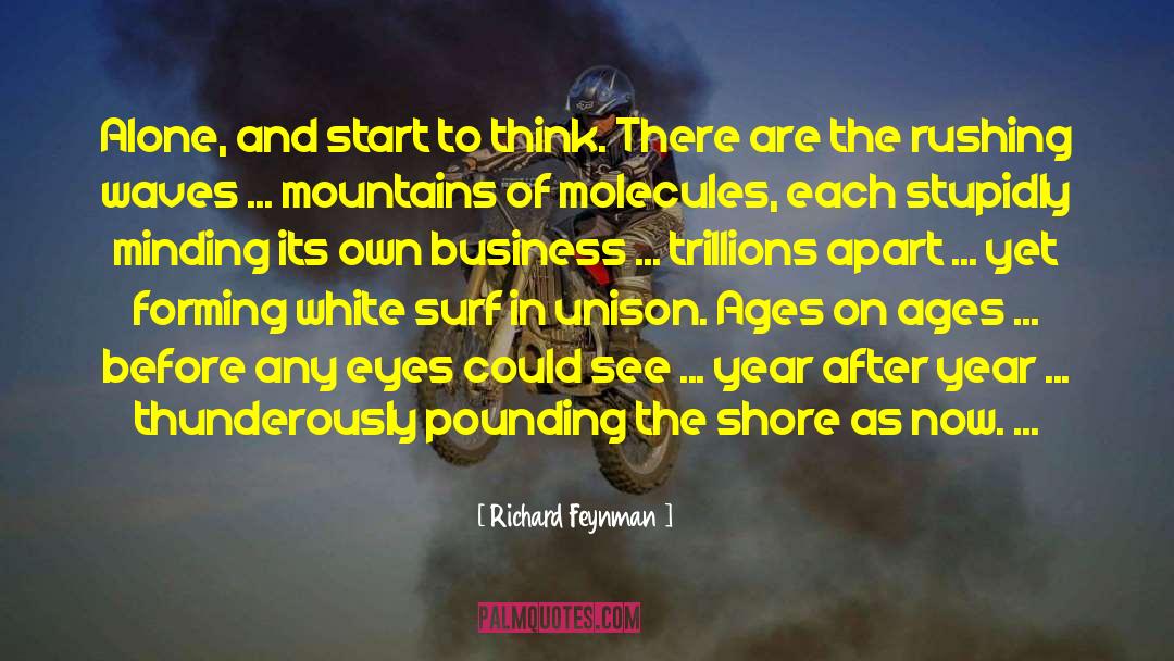 Business Cycle quotes by Richard Feynman