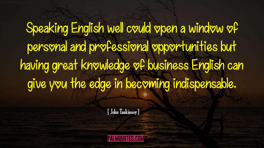 Business English quotes by John Taskinsoy