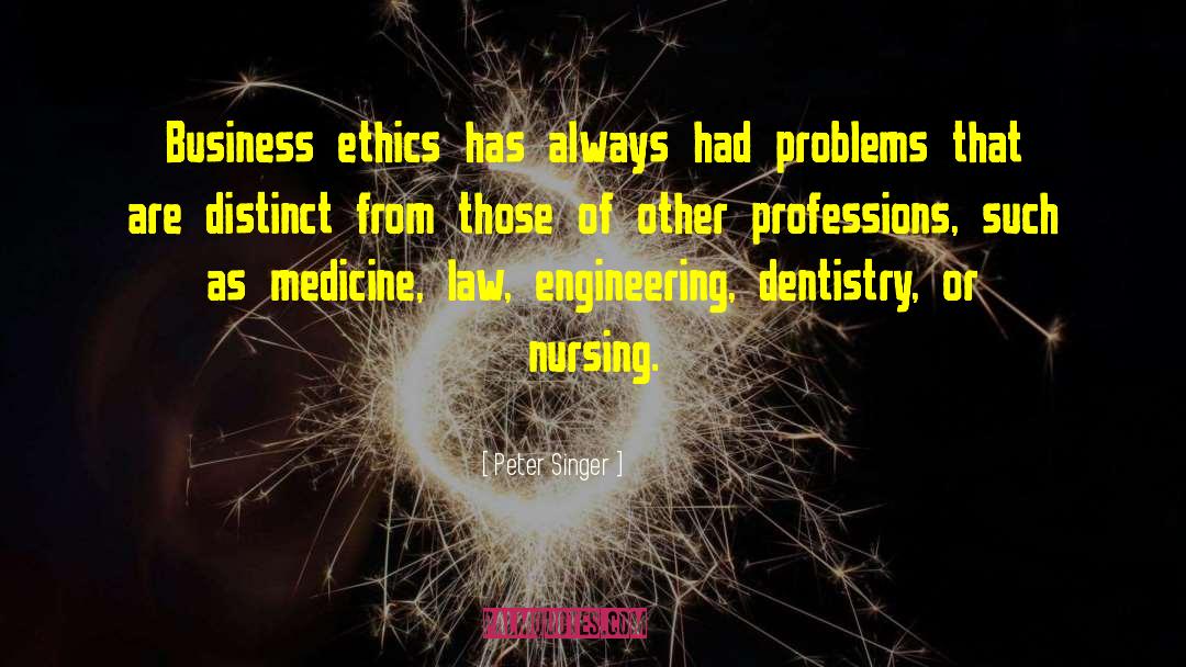 Business Ethics quotes by Peter Singer