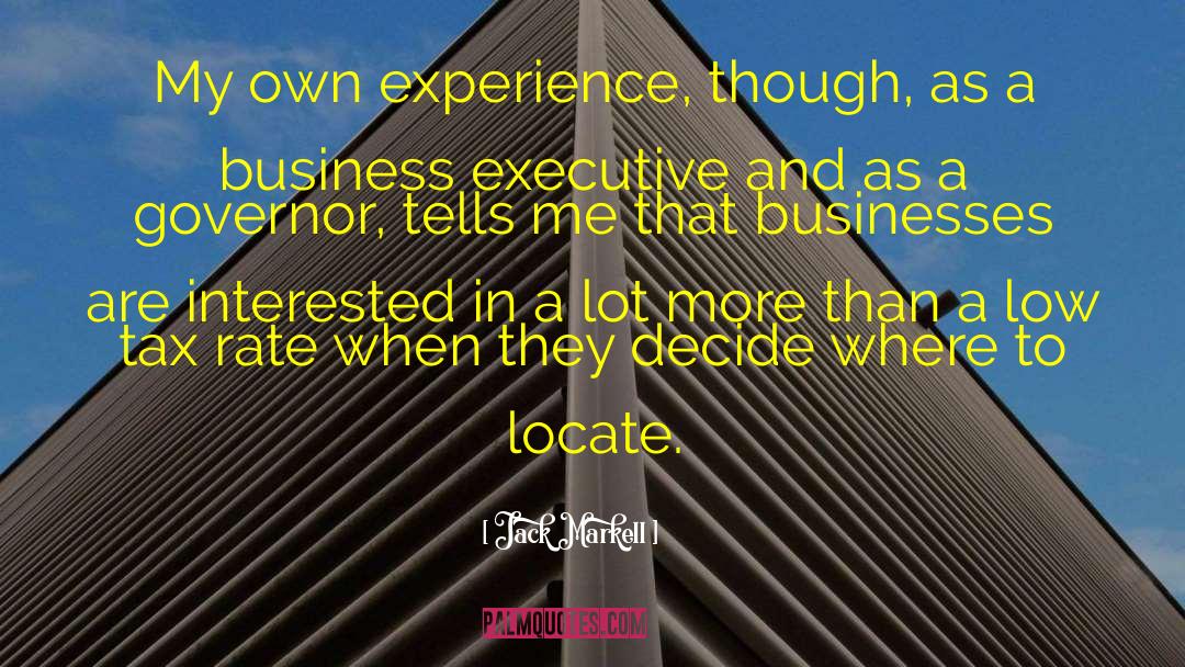 Business Executive quotes by Jack Markell