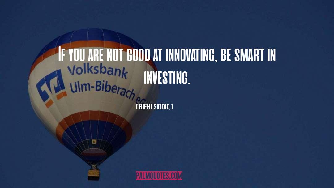 Business Innovation quotes by Rifhi Siddiq