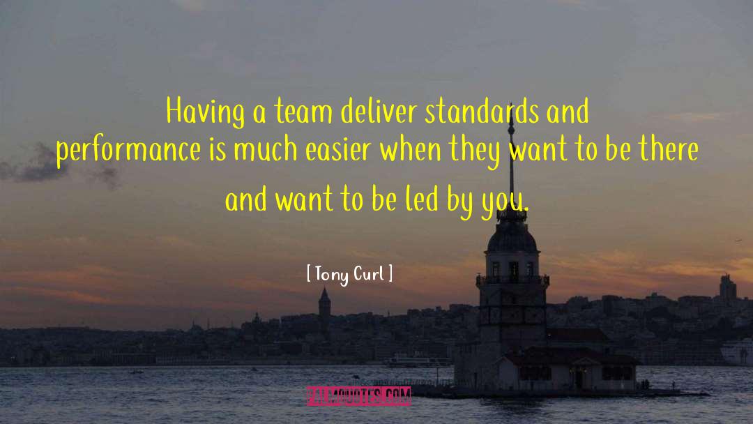 Business Leadership quotes by Tony Curl