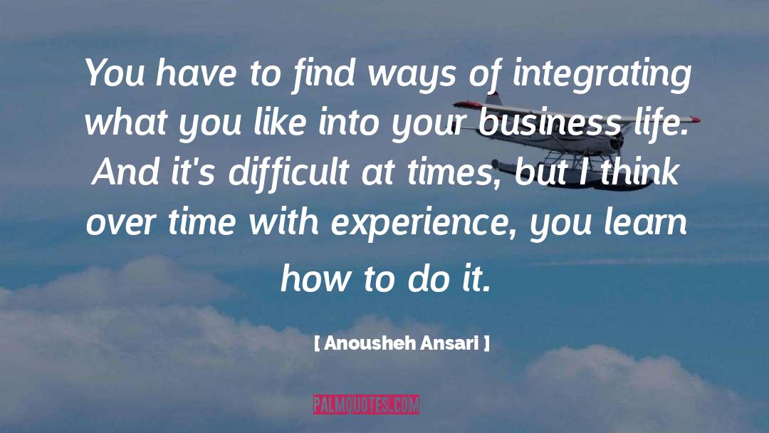 Business Life quotes by Anousheh Ansari