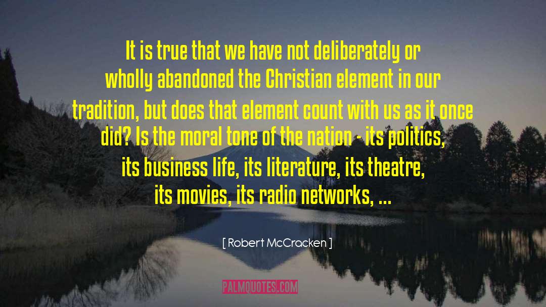 Business Life quotes by Robert McCracken