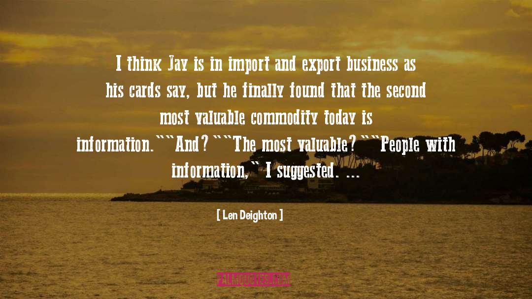 Business Lingo quotes by Len Deighton