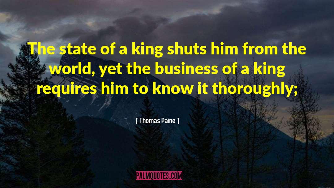 Business Management quotes by Thomas Paine